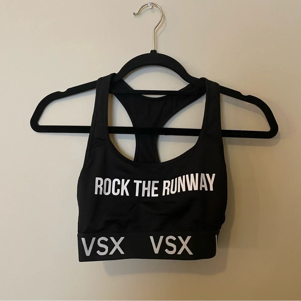 Victoria’s Secret Black Rock the Runway Sports Bra